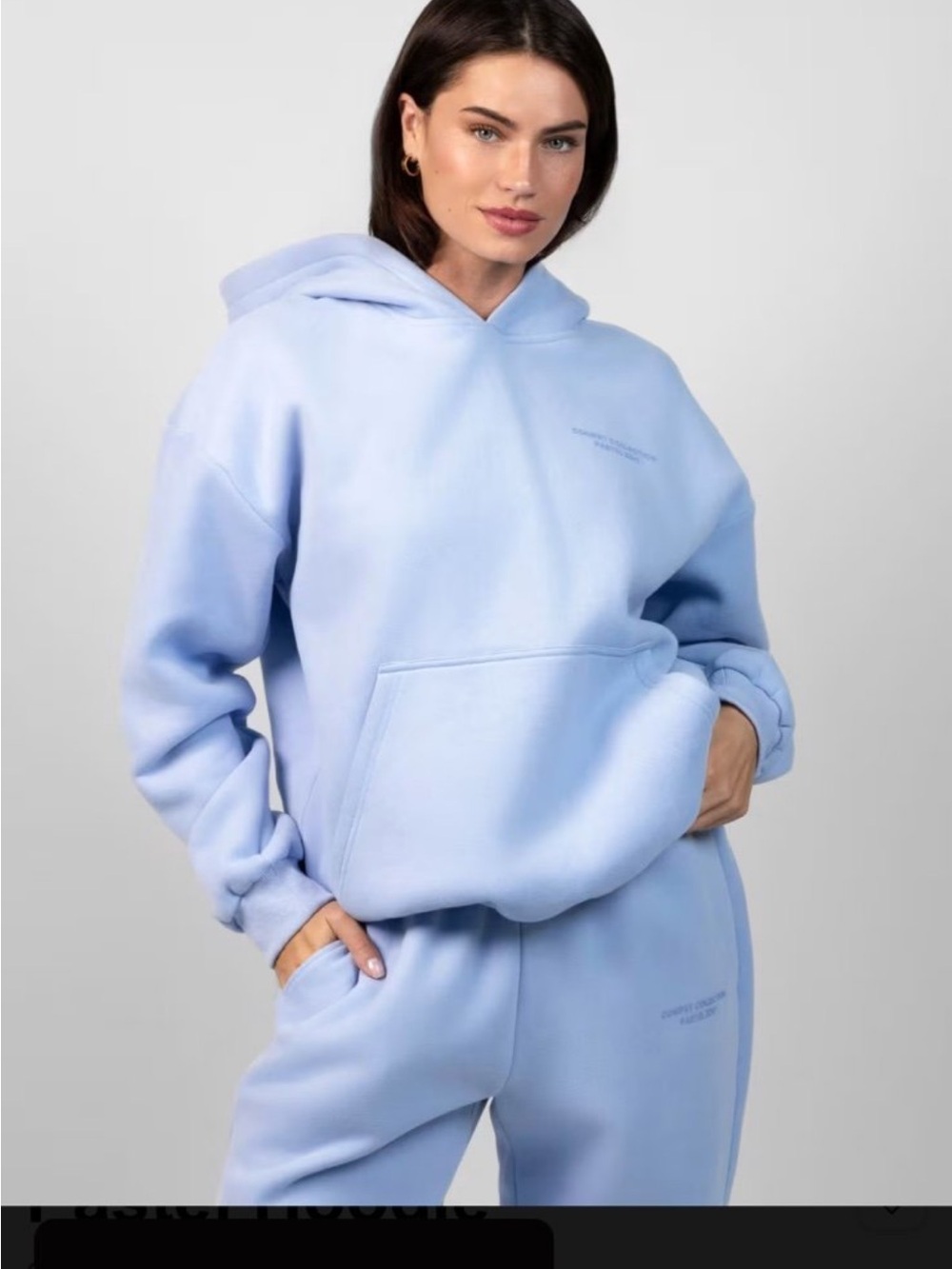 Comfrt Pastel Blue Women's Pullover Hoodie with Kangaroo Pocket!!